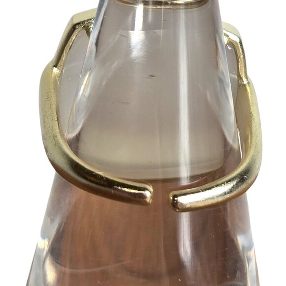 Kendra Scott Iridescent Drusy Ring Davis Gold Tone Sz 8 Adjustable Signed Boho - Picture 6 of 7